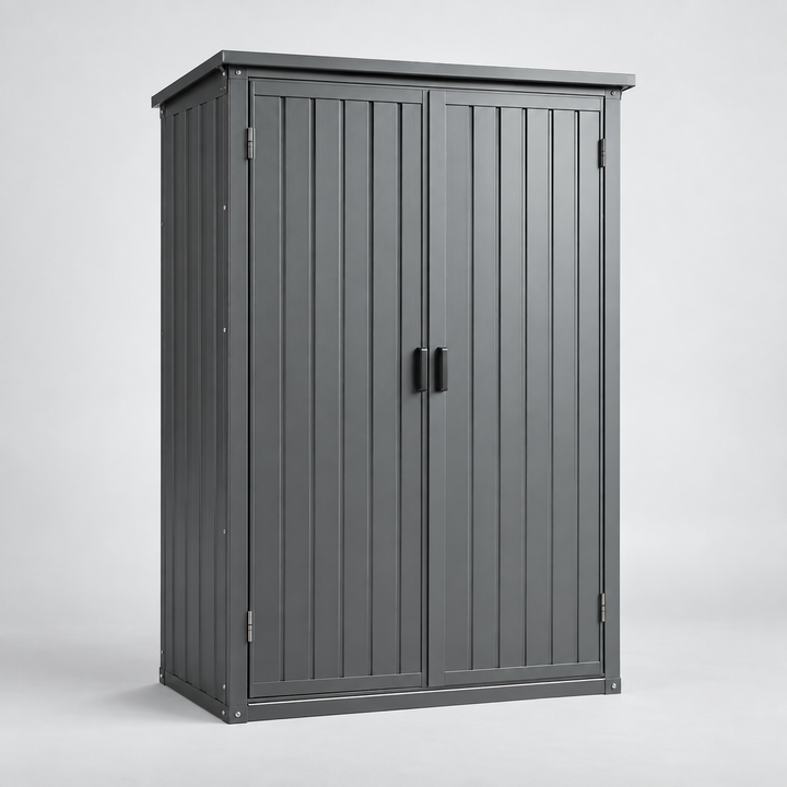 Garten-Geräteschrank aus Metall – originale generierte Katalogansicht